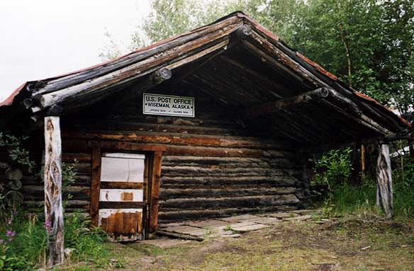 US Post Office, Wiseman, AK - closed 1956