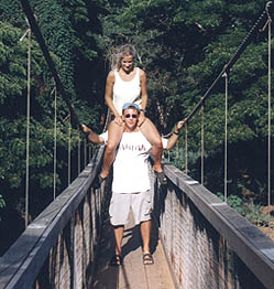 Swinging Bridge over Waimea River